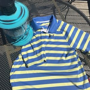 NWOT UnderArmour Boy’s Heat Gear Golf shirt